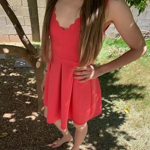 Forever 21 Pink Scallop dress 4/$20